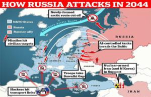 La OTAN como antología del disparate: Daily Mail: Rusia atacará a la OTAN en 2044. Puntos críticos que alarman a la OTAN