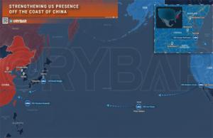 EEUU sigue tensionando la zona del Asia-Pacífico mandando hasta 5 grupos se ataque de portaviones…