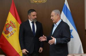Un patriota español no puede votar a VOX: Israel eleva el tono contra España y Abascal va a darle su apoyo
