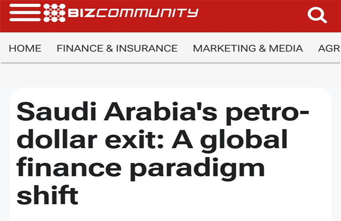 ¡Bombazo! Arabia Saudita no renueva el acuerdo del Petrodólar con EE.UU. tras más de 50 años vigente